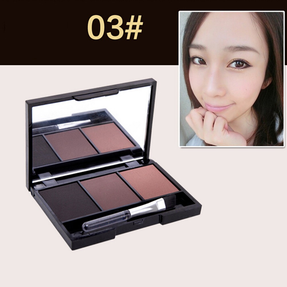 Bảng Phấn Trang Điểm Lông Mày 3 Màu Lâu Trôi Sành Điệu | BigBuy360 - bigbuy360.vn