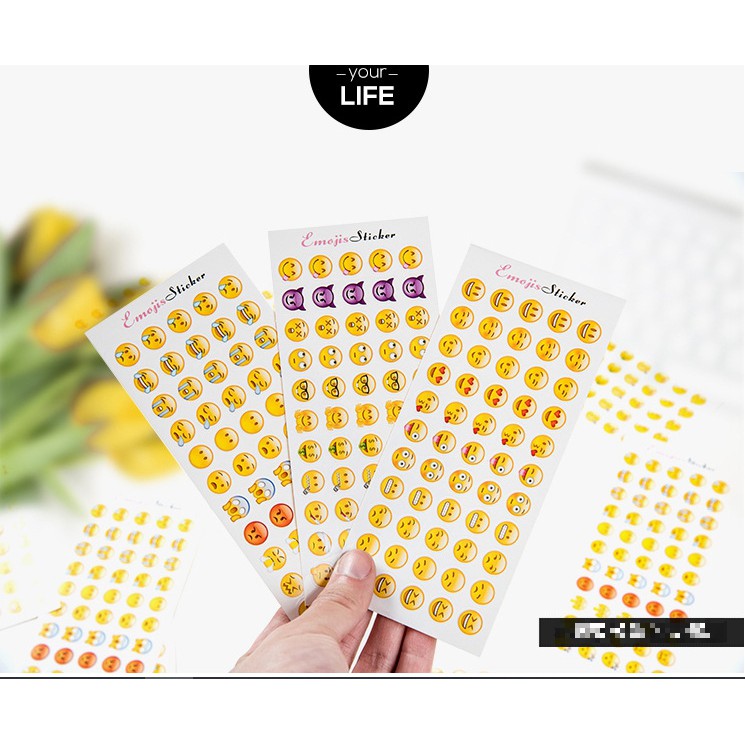 Giấy dán sticker emoji