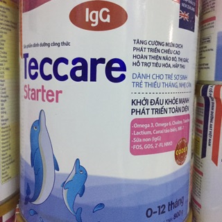 Sữa Teccare Starter 800gr