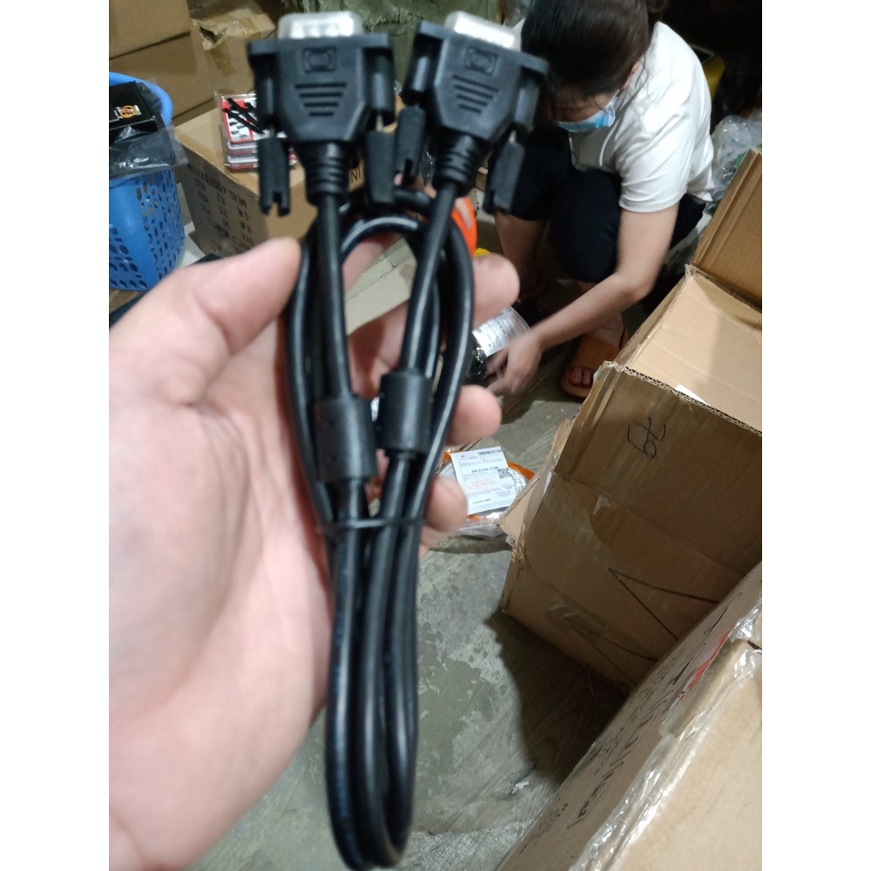 Dây cáp tín hiệu VGA 1.5m HP,Samsung,ANMCK , vga dell zin dây cáp kết nối 2 đầu VGA chống nhiễu BUNOC's