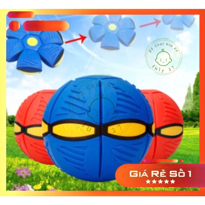 Bóng Biến Hình UFO Cao Cấp ️- Bóng Bẹp Bật Nhảy Có LED Nhấp Nháy Làm Từ Nhựa ABS