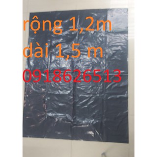 Bao đựng rác cực đại PE đen Loại I (rộng 90x dài 120cm)- Loại I (120*150cm)