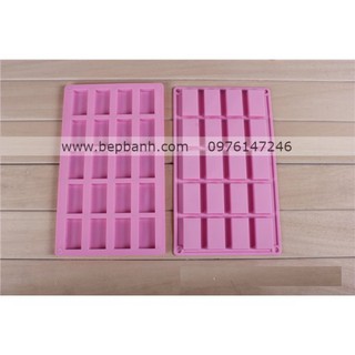 Khuôn silicon 20 ô chữ nhật