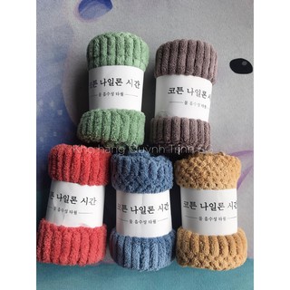 KHĂN LÔNG CỪU HÀN QUỐC MẪU MỚI CẢI TIẾN SIÊU DÀY SIÊU THẤM NƯỚC