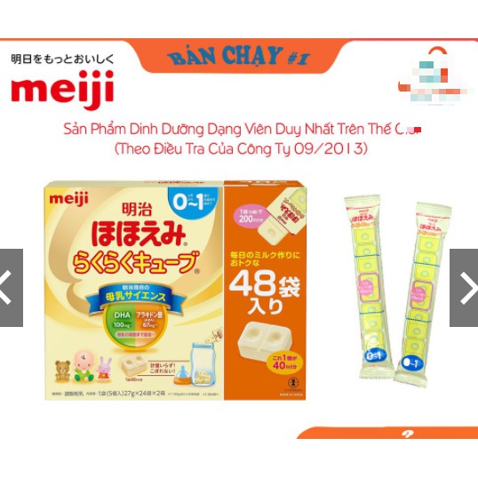 [Mã FASKT4 giảm 10K đơn 50K] Sữa thanh meiji cho bé sơ sinh