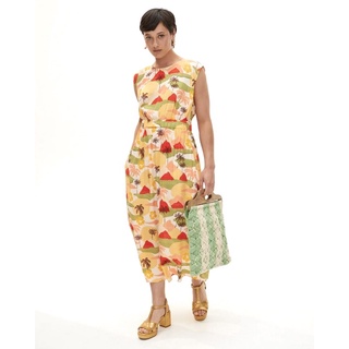 Đầm Linen Cut out sau OliverBonas