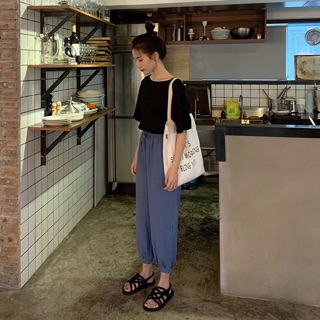 Áo Thun Thắt nơ hở lưng rộng