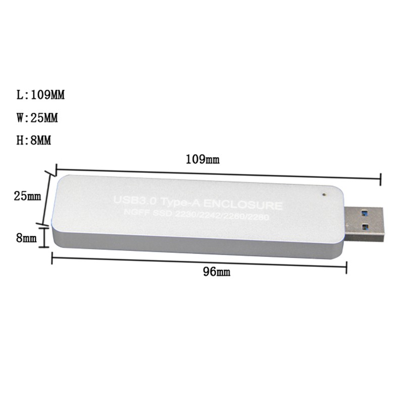 Hộp Đựng Ổ Cứng Usb3.0 Sang Ngff In-Line M.2280 Sq-781U | BigBuy360 - bigbuy360.vn