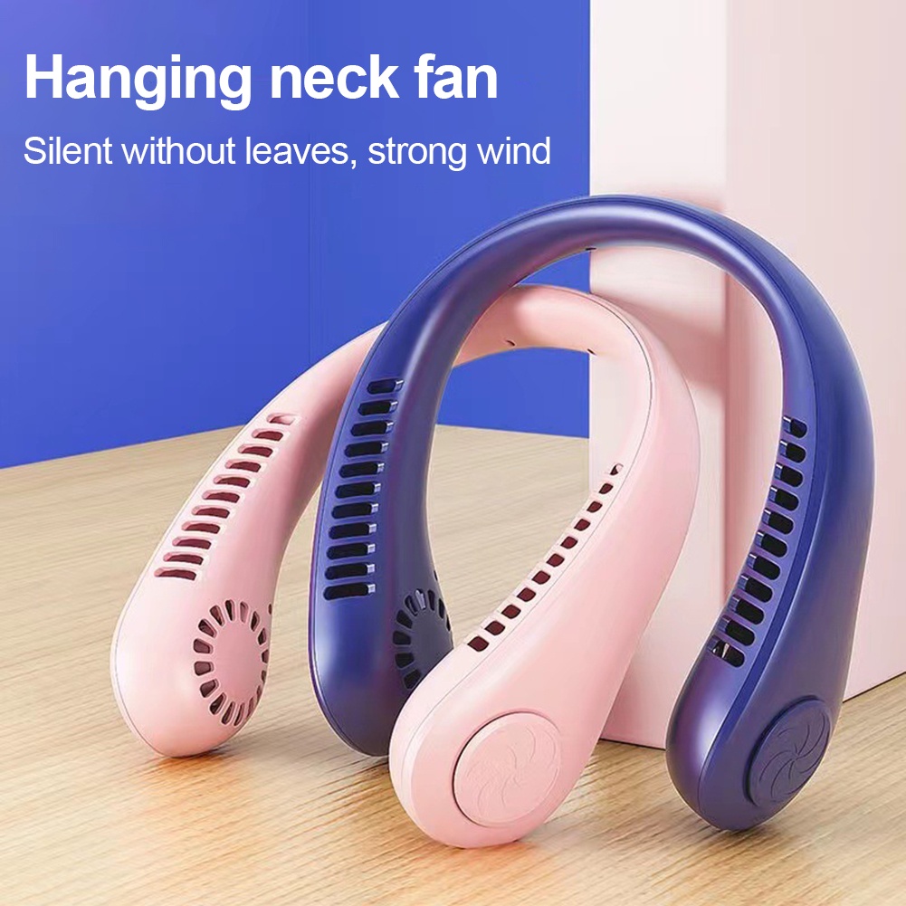Thiết kế sáng tạo Quạt treo thể thao Quạt di động Quạt làm mát cổ rảnh tay cho thể thao ngoài trời Làm mát rảnh tay tiện lợi Máy làm mát cổ di động Tản nhiệt Veel nhỏ