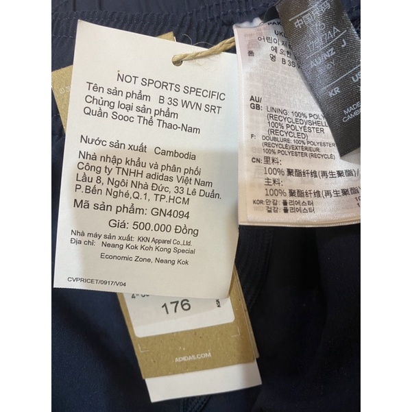 QUẦN SHORT NAM ADIDAS CHÍNH HÃNG