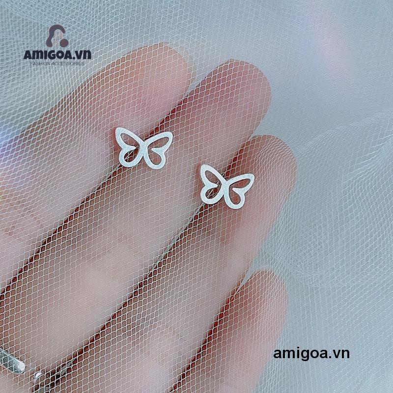 ✨✨Bông tai xi bạc họa tiết xu hướng tối giản đáng yêu cho nữ