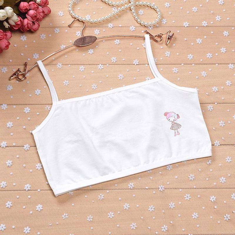 Youyo Junior Áo Ngực Hai Dây Hoạt Hình Dễ Thương Thời Trang Mùa Hè Cho Bé Gái