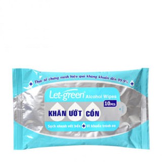 Khăn ướt cồn Let-Green