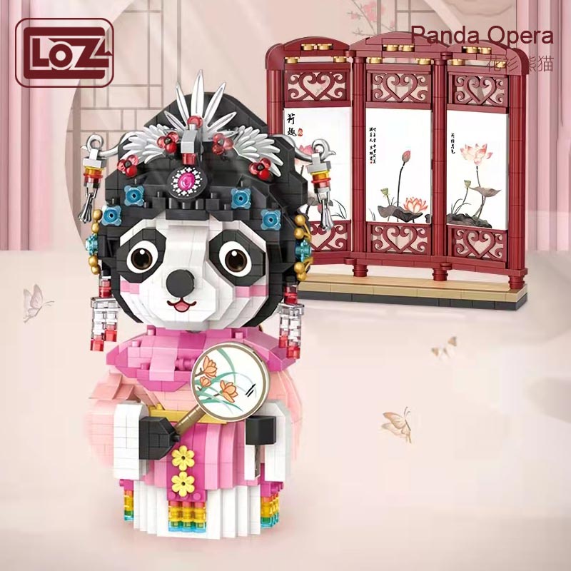 Loz Bộ Đồ Chơi Lắp Ráp Nhân Vật Opera Truyền Thống Chất Lượng Cao