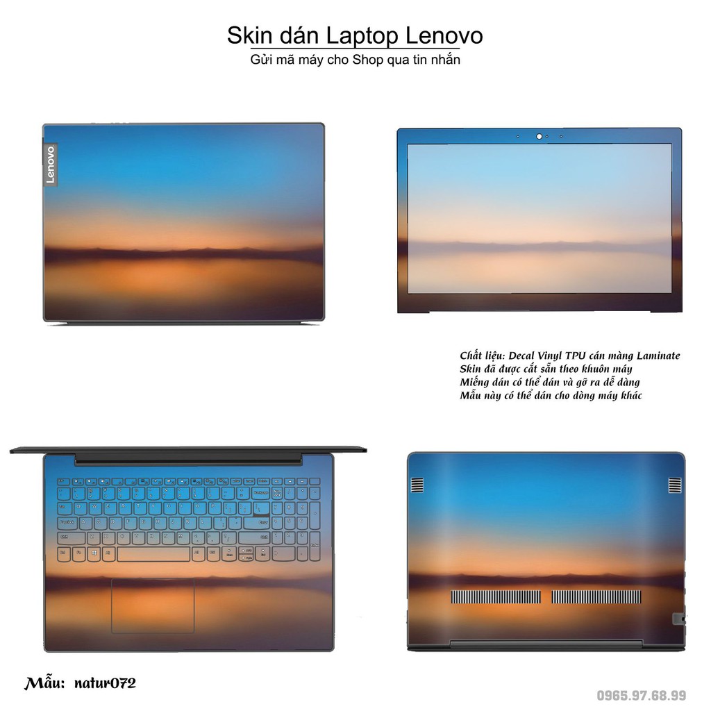 Skin dán Laptop Lenovo in hình thiên nhiên _nhiều mẫu 3 (inbox mã máy cho Shop)