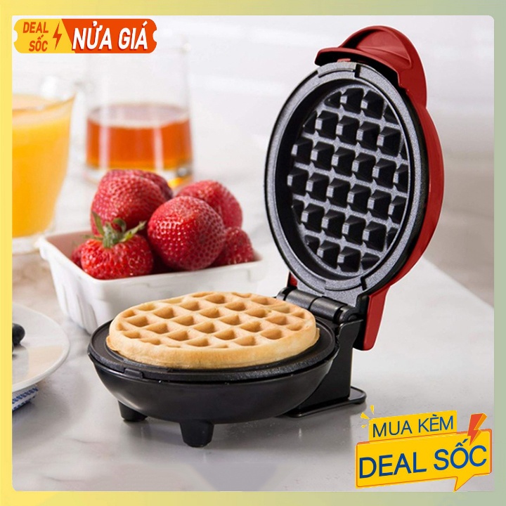 Máy làm các loại bánh tổ ong, bông lan, Waffle Sokany Mini