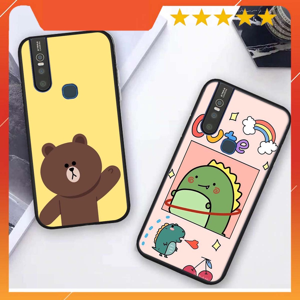 Ốp lưng Vivo V15 / V15 PRO in hình khủng long , gấu nâu xinh xắn, siêu cute  mà còn vô cùng RẺ -ĐẸP