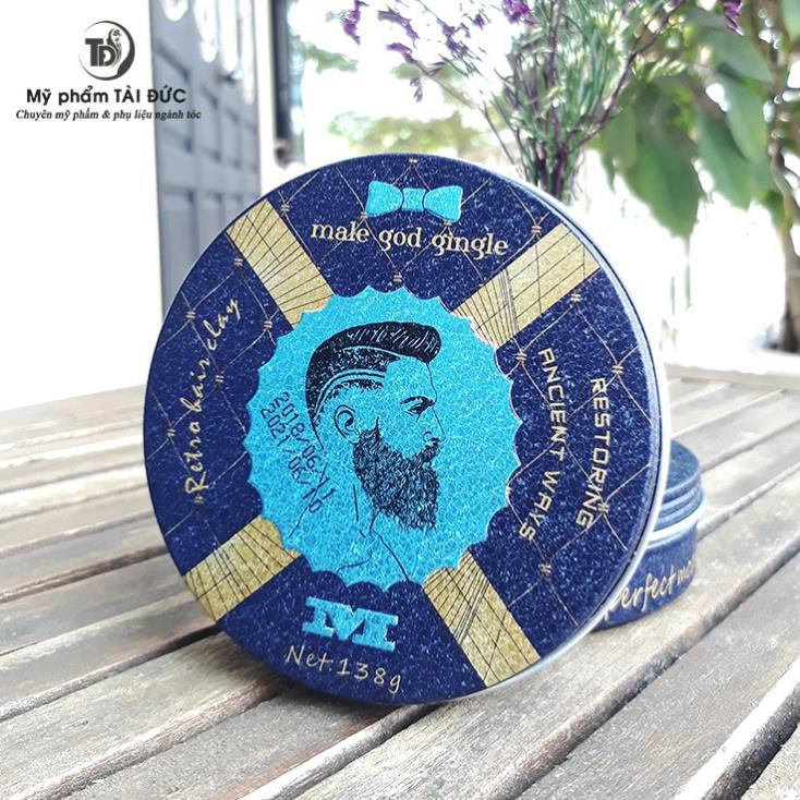 Sáp, Wax vuốt tóc MALE GOD GINGLE M 138gr tạo kiểu giữ nếp cho tóc. HÀNG CHÍNH HÃNG .