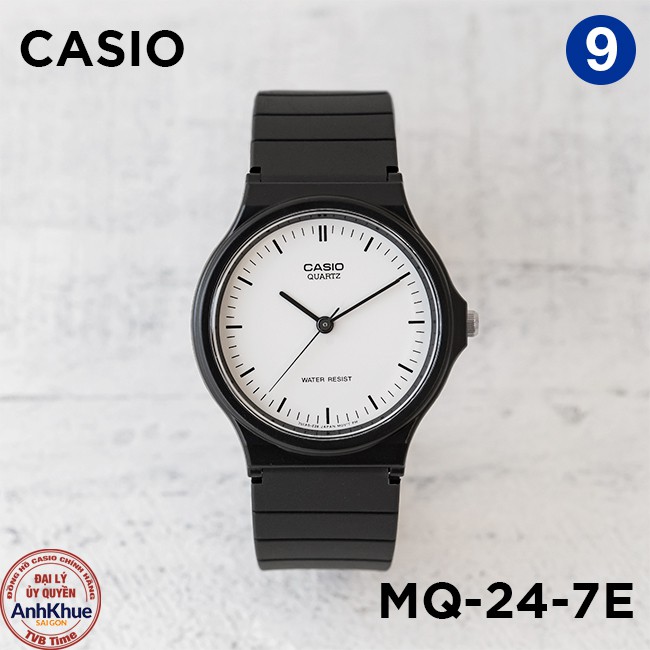 Đồng hồ unisex Casio chính hãng Anh Khuê MQ-24 (34mm) (tay nam nhỏ và nữ)