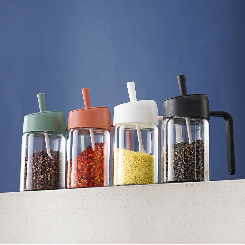 Hũ đựng gia vị Morandi phong cách Bắc Âu kèm quai cầm | BigBuy360 - bigbuy360.vn