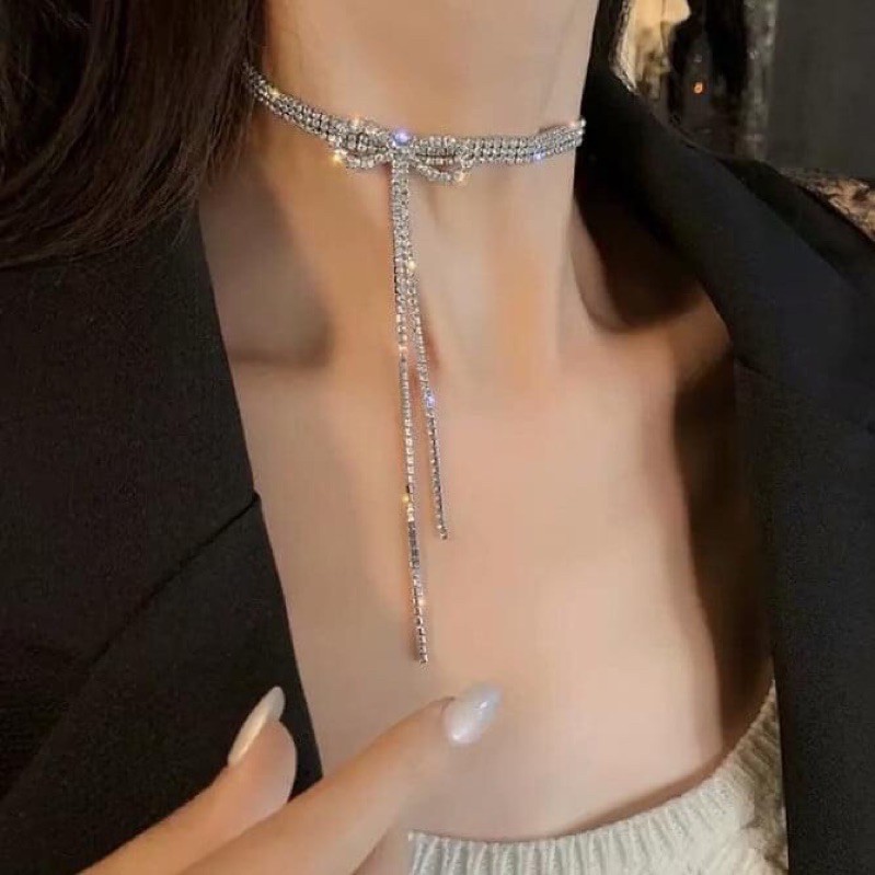 CHOKER ĐÁ HÌNH NƠ