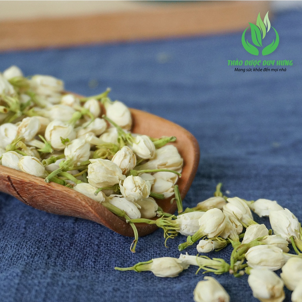 Trà Nụ Hoa Nhài Sấy Lạnh Nguyên Bông Loại 1 Thảo Dược Duy Hưng - Trà Hoa Thảo Mộc Khô Thơm Dịu Tự Nhiên