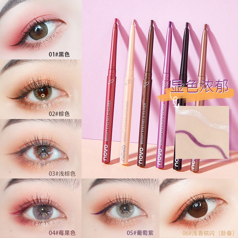 [Hàng mới về] Bút kẻ mắt lâu trôi không thấm nước mềm mịn Novo | BigBuy360 - bigbuy360.vn