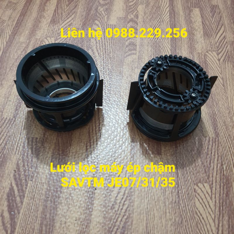 Big sale Phụ kiện lưới lọc máy ép chậm hoa quả SAVTM JE07 JE31 JE35 có bánh răng