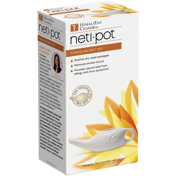Porcelain Neti Pot - Ấm Sứ Giúp làm sạch mũi
