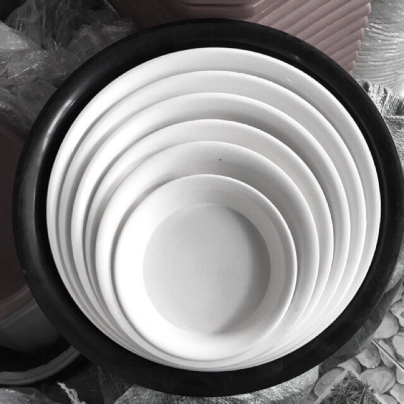 Đĩa lót chậu nhựa sezi từ 10-45cm