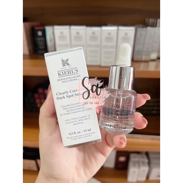 Tinh chất giúp trắng da, mờ thâm nám Kiehl's Dark Spot Solution minisize 4ml