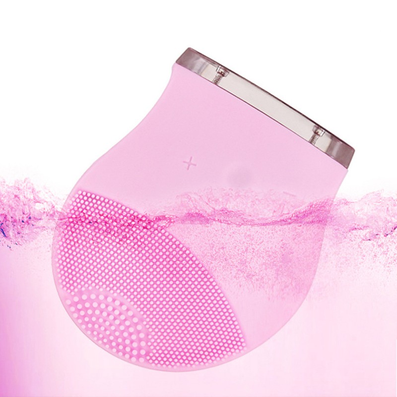 Máy massage rung làm sạch da mặt bằng điện chất liệu silicone | BigBuy360 - bigbuy360.vn