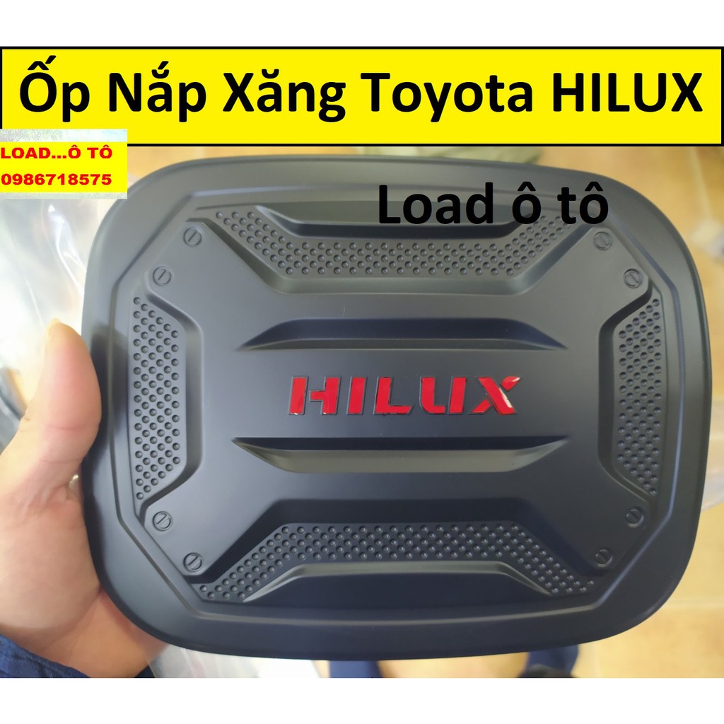 Bộ Ốp Viền Đèn, Tay Hõm Cửa, Nắp Xăng Toyota Hilux 2022-2021 Hàng Nhựa Đen Cao Cấp