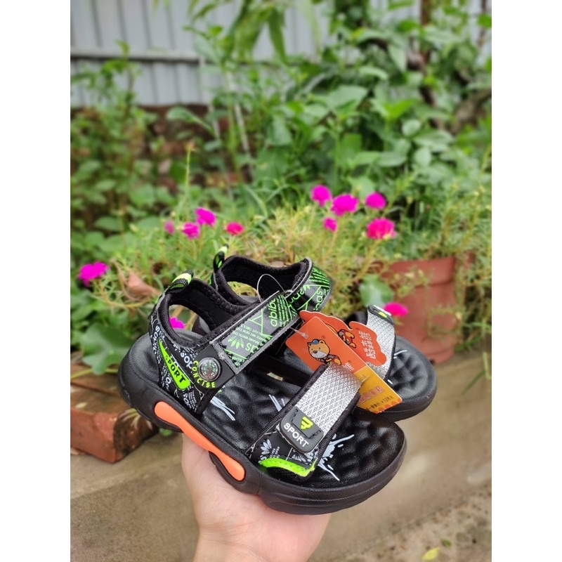 Sandal nội địa TQ cho bé trai - dép quai hậu đi học cho bé (sz27-sz32) khâu đế siêu bền đẹp dáng thể thao khỏe khoắn B3