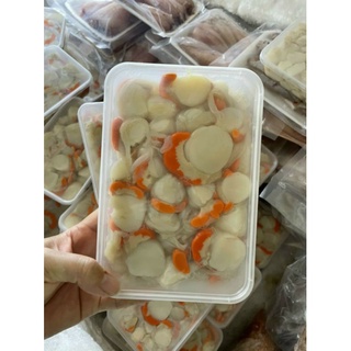 500gr Còi sò điệp trứng, còi sò điệp trắng tươi ngon