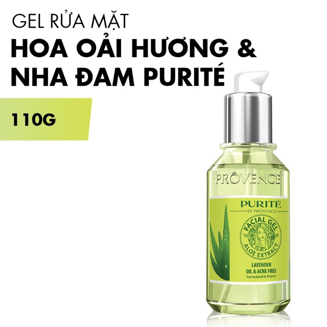 Gel rửa mặt Purite By Provence 110ml