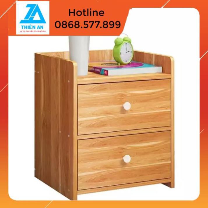 [FREESHIP] Hộc Tủ Đầu Giường, Kệ Tủ Đầu Giường Gỗ Ép MDF 2 Ngăn Kéo, Nhỏ Gọn Siêu Tiện Dụng Cho Căn Phòng Của Bạn