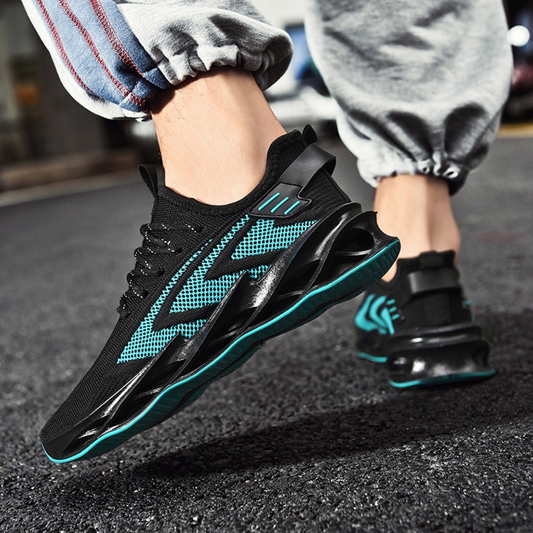 Giày Thể Thao Nam GEMI - Giày Sneaker Màu Đen -  Xanh Đen - Xám, Giày Thoáng Khí Cao Cấp, Đàn Hồi Tốt - G5075