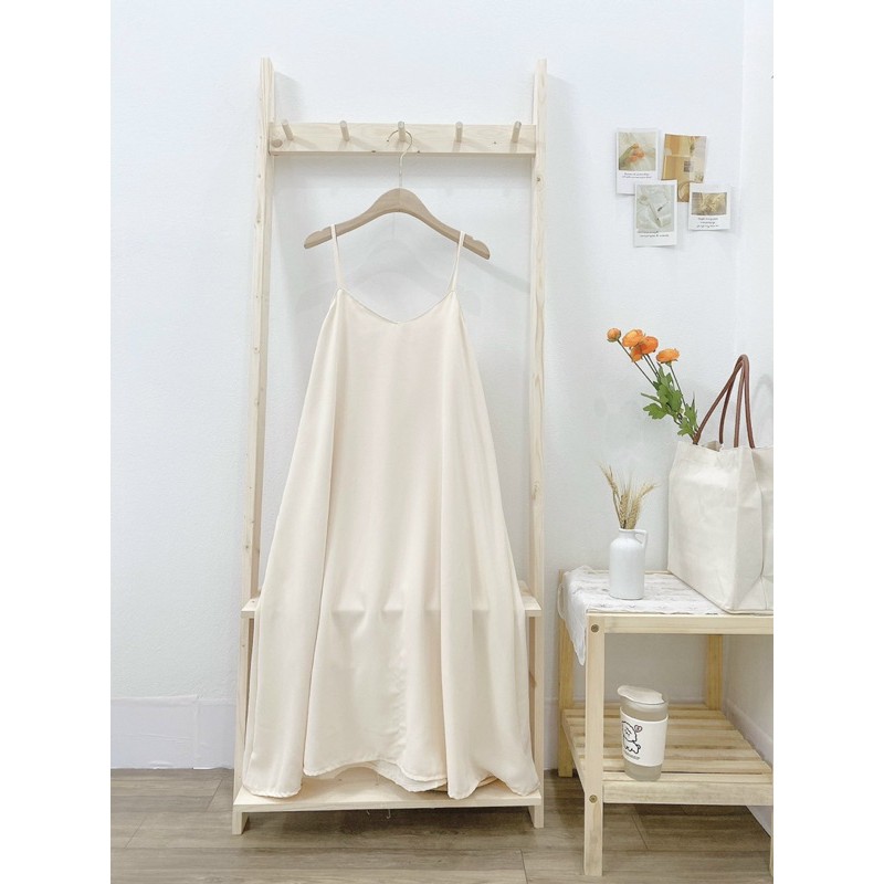 [FREESHIP - HÀNG LOẠI 1] VÁY MAXI 2 DÂY LÓT 2 LỚP SIÊU ĐẸP 3 MÀU | BigBuy360 - bigbuy360.vn