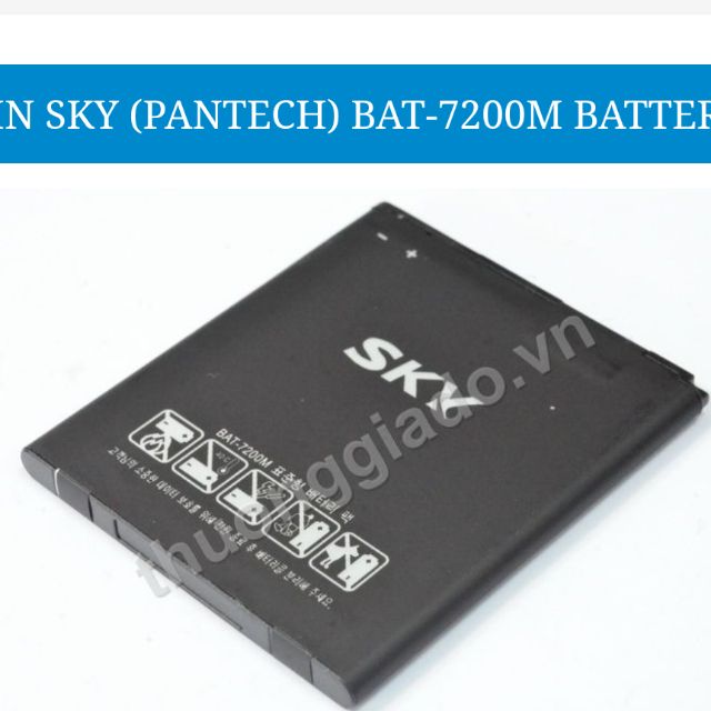Pin sky BAT-7200M (A830) zin có hảo hành