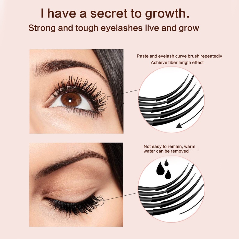 Mascara 4D YOUYO Sợi Lụa Nối Dài Làm Dày Lông Mi Lâu Trôi Kháng Nước Không Nhòe