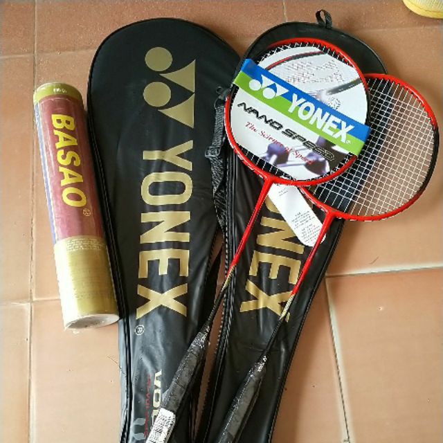 [BÁN CHẠY] Combo Bộ vợt cầu lông YONEX + 10 quả cầu lông ba sao