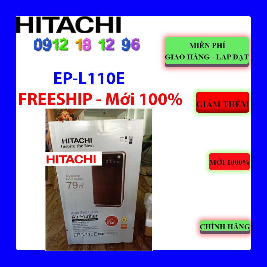 FREESHIP_Máy lọc không khí Hitachi EPL110E 240 (BR)