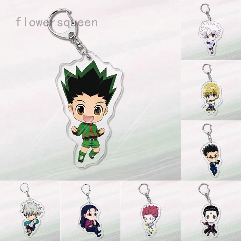 flowersqueen Móc Khóa acrylic Hình Nhân Vật Anime Hunter X Hunter Độc Đáo