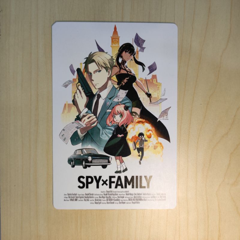 POSTCARD GIẤY IVORY SPY x FAMILY