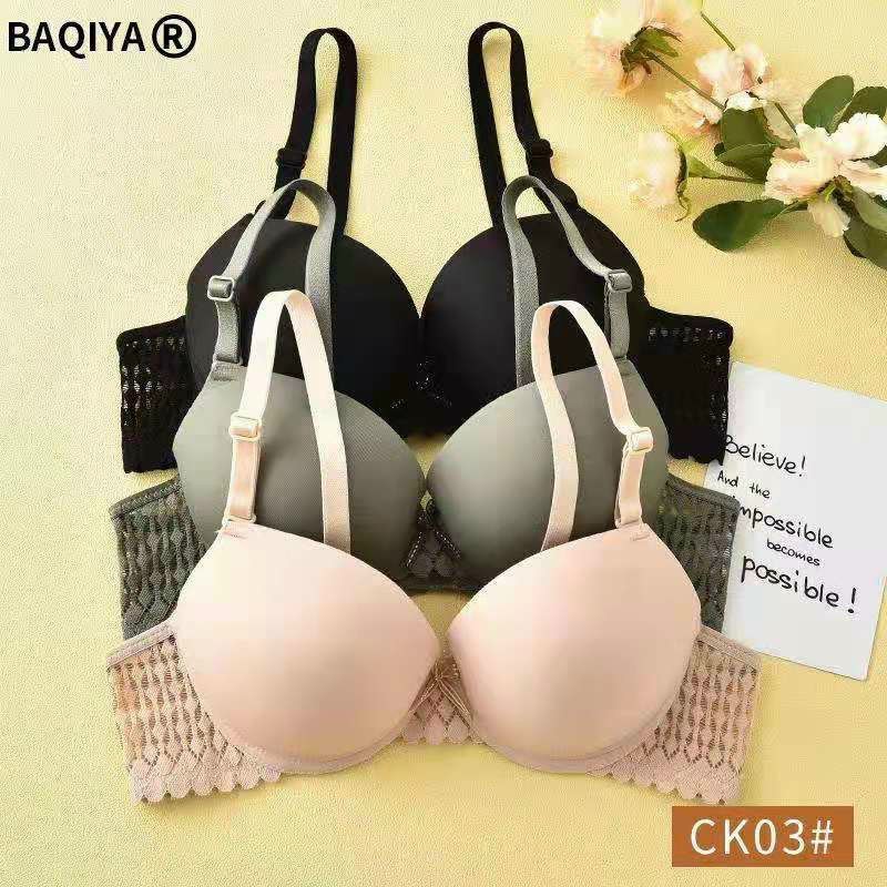 Áo Lót Nữ Đúc Su Không Gọng Đệm Mỏng Siêu Bám Màu Trơn Nâng Ngực Tụ Nhiên - CK03