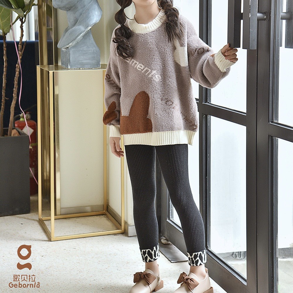 Quần Legging Mỏng Thời Trang Cho Bé Gái 4-10 tuổi