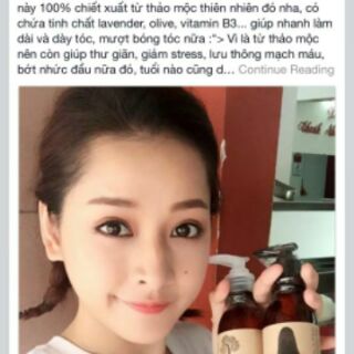 Dầu Gội, Dầu Xả Kích Thích Mọc Tóc Laila Spa