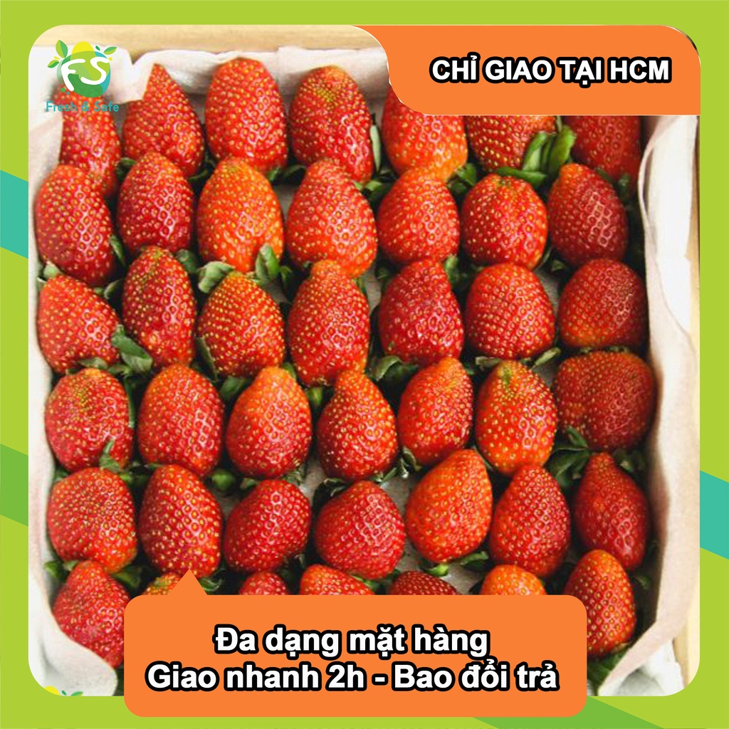 Dâu tây New Zealand - Hộp 250gr - Giao hỏa tốc, đảm bảo tươi ngon