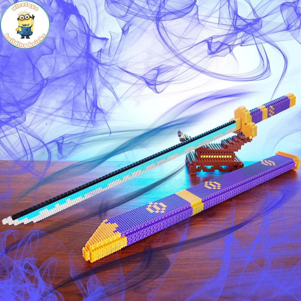 Đồ Chơi Lắp Ráp Xếp Hình Mô Hình Trưng Bày Kiếm Katana Của Kiếm Sư Roronoa Zoro Trong ONE PIECE Đảo Hải Tặc Với 230+ PCS